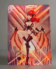 Lady Satanus Harbinger METALLICARD David Harrigan Metal Trading CARD LE50 Coffin