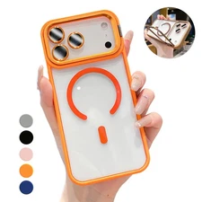 Shockproof Mag Safe Case For iPhone 17 16 15 14 Pro Max 13 12 Camera Lens Cover