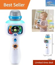 Fun  Portable Kids Karaoke Microphone with Lights  Bluetooth Connectivity