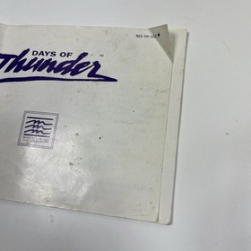 NES Nintendo Days of Thunder Caja, Manual, Cartucho de Juego