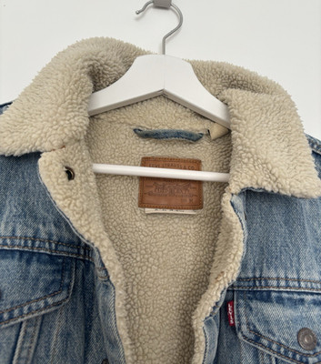 Levi's Jeansjacke-Futter Denim Blau Größe S Damen