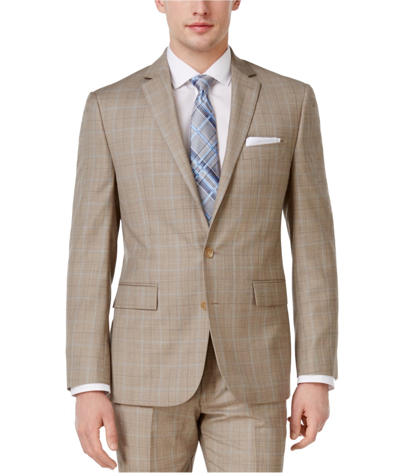 Мужской клетчатый блейзер на двух пуговицах от Райана Сикреста