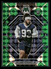 Viliami Fehoko Jr. 2023 Panini Mosaic Green Dallas Cowboys #375