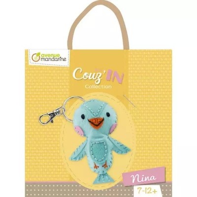 Brelok do uszycia Mini Couz'In, Nina Avenue Mandarine