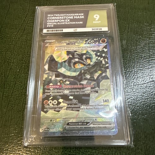 Cornerstone Mask Ogerpon ex graded ACE 9 for sale on eBay