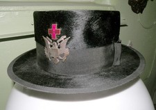 WWI WW1 AMAZING Red Cross Official WOMEN'S Beaver HAT W/ Eagle/Cross KNOX NY Cap