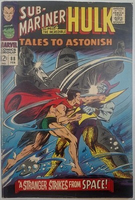 Tales To Astonish #88 Marvel Stan Lee VG+ 4.5 Sub-Mariner Hulk 1967  Hulk Smash
