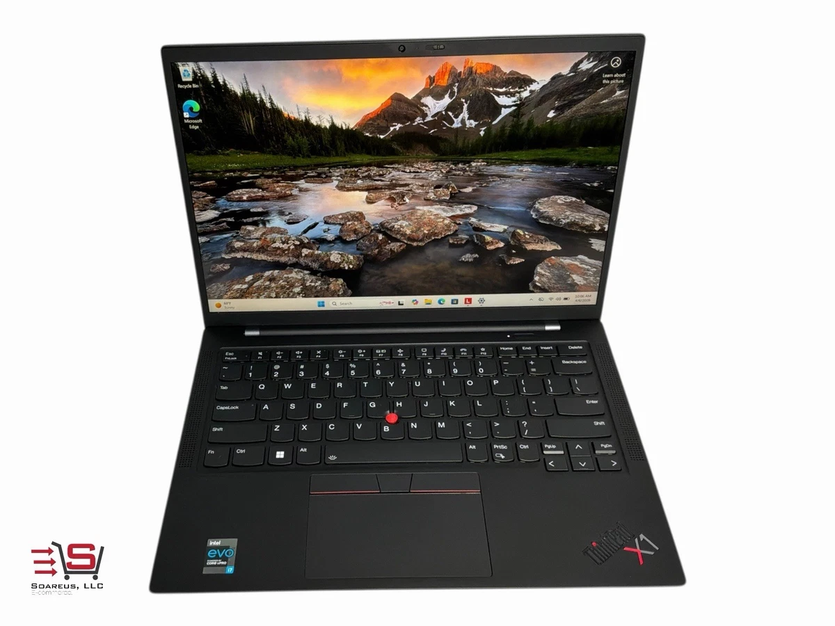 Lenovo ThinkPad X1 512GB SSD Capacity PC Laptops & Netbooks for 