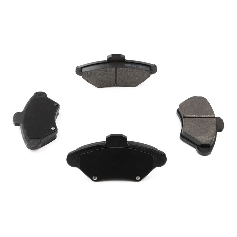 Conjunto de pastilhas de freio a disco dianteiro traseiro rotor de freio a disco compatível com 1993-1997 Ford Thunderbird - Imagem 3 de 4