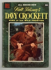 Dell Giant Davy Crockett King of the Wild Frontier #1 VG- 3.5 1955