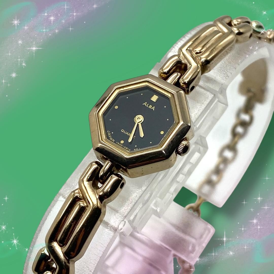 Ladies Seiko Dial Black Quartz SA0101 Alba Waterproof Watch Used - VintageWatches.PK Ladies Seiko Dial Black Quartz SA0101 Alba Waterproof Watch Used - vintagewatches.pk