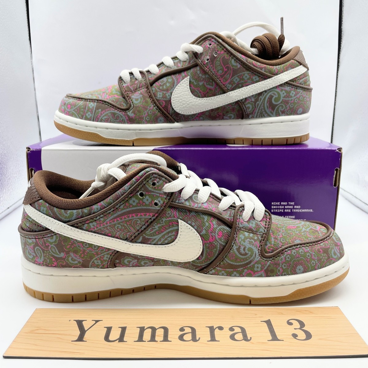 Nike SB Dunk Low Pro PRM Paisley Brown DH7534-200 Men's Size | eBay