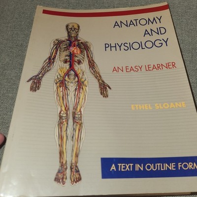 Anatomy and Physiology: An Easy Learner Paperback Textbook Used