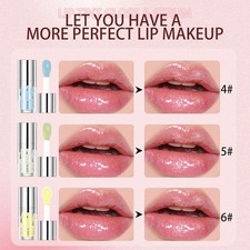 Women Shimmer Lip Gloss Non-Stick Cup 1PCS Waterproof Lip Glaze Shiny Cosmetic