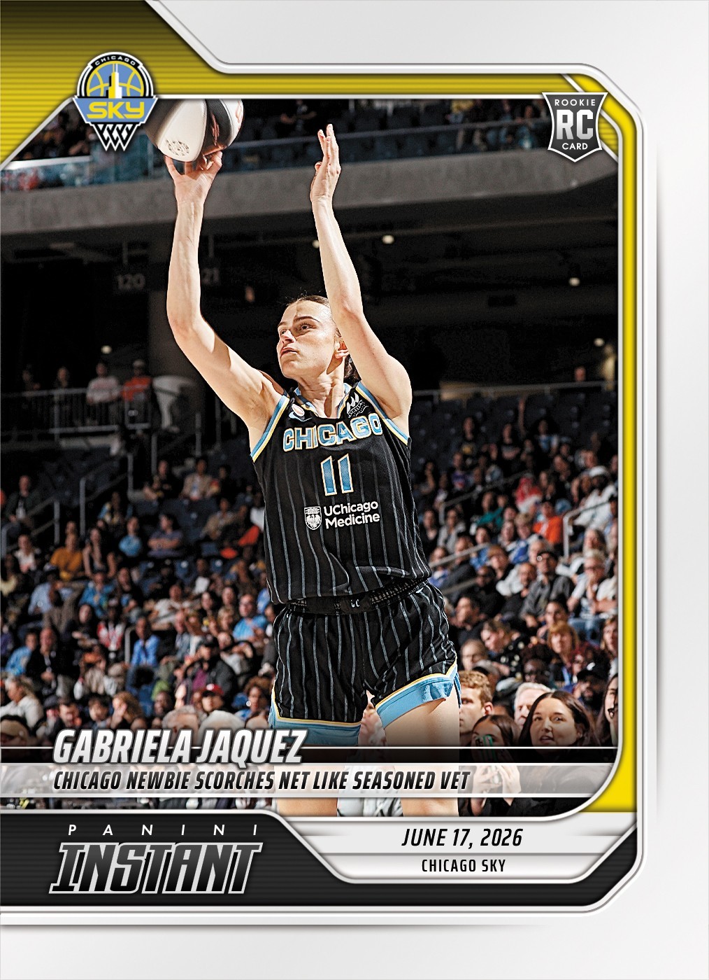 *PRESALE* 2026 Panini Instant WNBA Gabriela Jaquez RC #165 ~ Chicago Sky