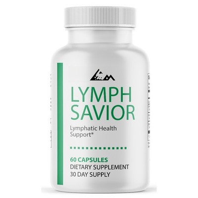 Lymph Savior Supplement Capsules for Lymphatic Health Support - 60 Capsules