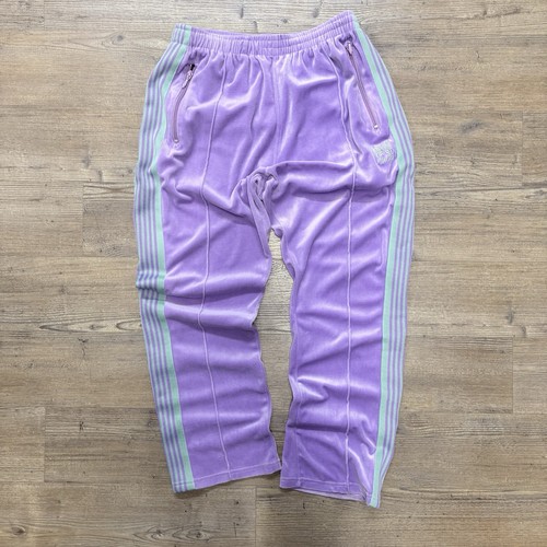 Needles x AWGE side-stripe velour track pants
