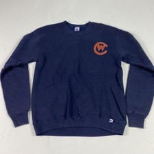 Vintage Russell Athletic Sweatshirt Crewneck Mens Medium CW Logo Made USA 90s