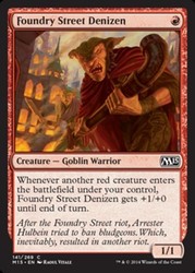 Foundry Street Denizen - Foil - Magic 2015 #141
