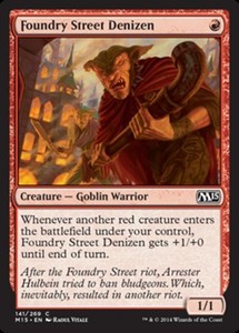 Foundry Street Denizen - Foil - Magic 2015 #141