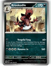 Pokemon 2025 ME02: Phantasmal Flames Card #66 Krookodile