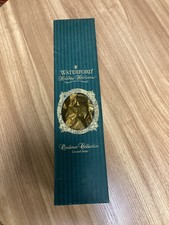 Waterford heirloom LISMORE Chrismas Tree Topper GOLD opulence collection 14.5" T