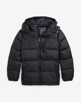Polo Ralph Lauren Puffer Daunenjacke Schwarz  Größe M Jacke 