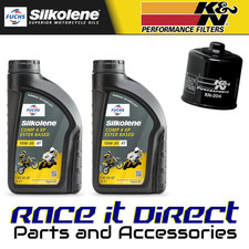 Oil & Filter Kit for Honda NSS300 AL Forza 2020 Silkolene & K&N