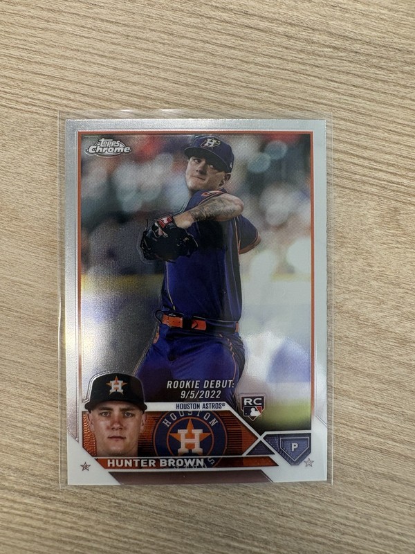 2023 Topps Chrome Update Series - Rookie Debut Hunter Brown #USC163 (RC)