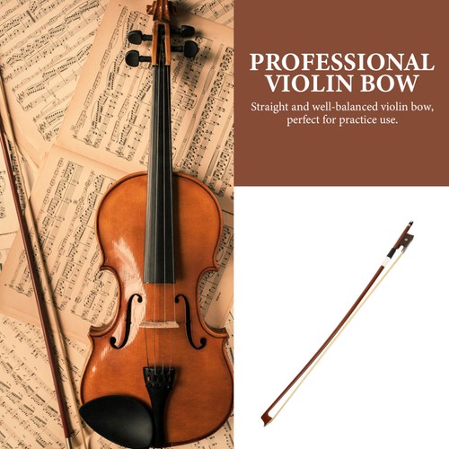 Arco per violino 2 conteggi 1/4 pianoforte per principianti studente violino arco per violino - Foto 12 di 12