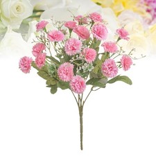 20 Branch Artificial Simulated Carnations Flower Bundle for Wedding Home Decor