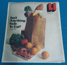 Vintage Newsday LI Magazine Dec 18 1977 Food Safety Health Long Island