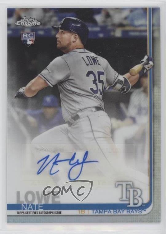 2019 Topps Chrome Update Target Auto Nate Lowe #CUA-NLO Auto 0k3p