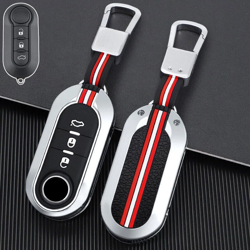 Zinc Alloy Silicone Car Key Case Cover For Fiat Ducato Doblo Grande Punto Evo Foto 4 de 4