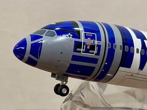 Ana Trading Nh20091 787-9 R2-D2 Ana Jet Diecast Model Airplane Collectible - Picture 8 of 13