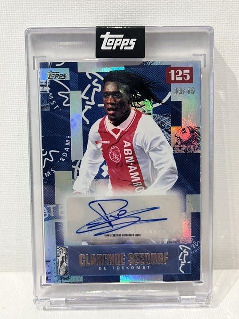 2025 Topps AFC Ajax 125th Anniversary - Clarence Seedorf Auto /49