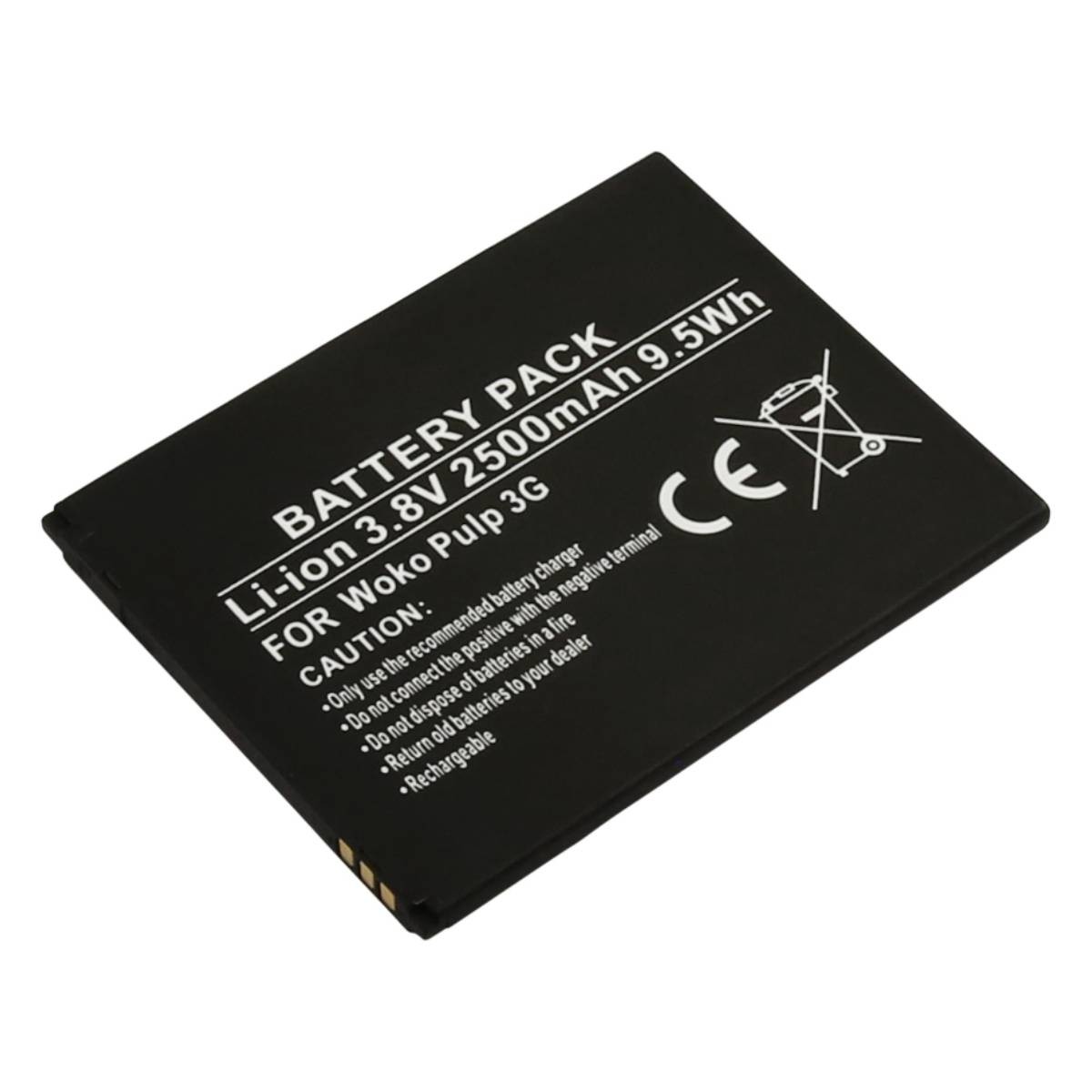 Batterie pour Wiko Pulp 3G de 2500 mAh Li-ion par Avizar