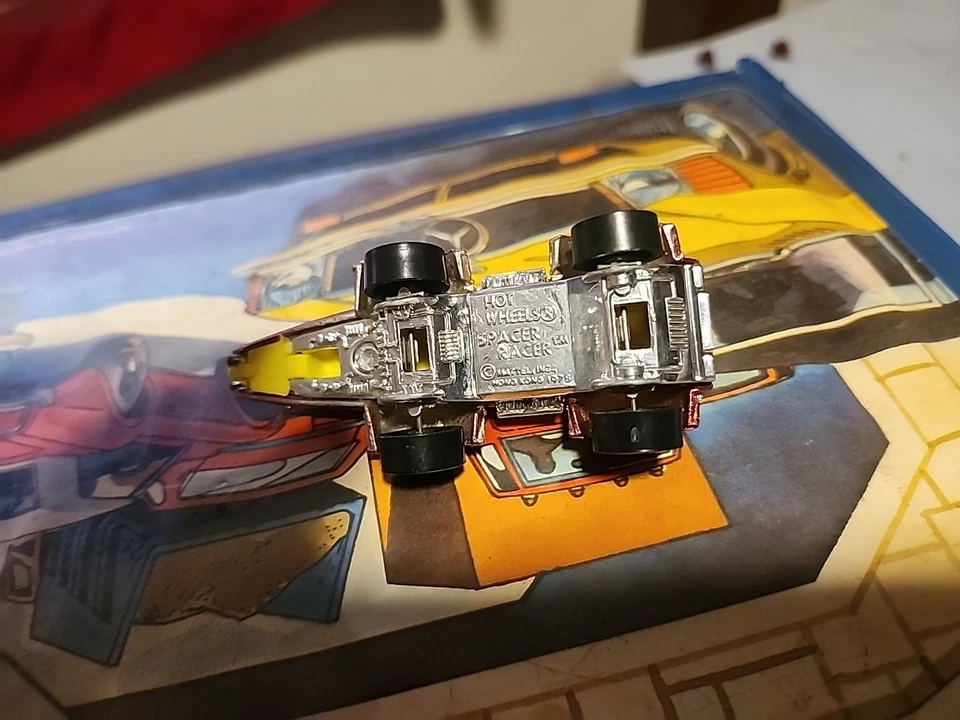 Hot Wheels Space Racer M-8 Rescue 1978 Magenta Blackwall Hecho en Hong Kong Foto 2 de 2