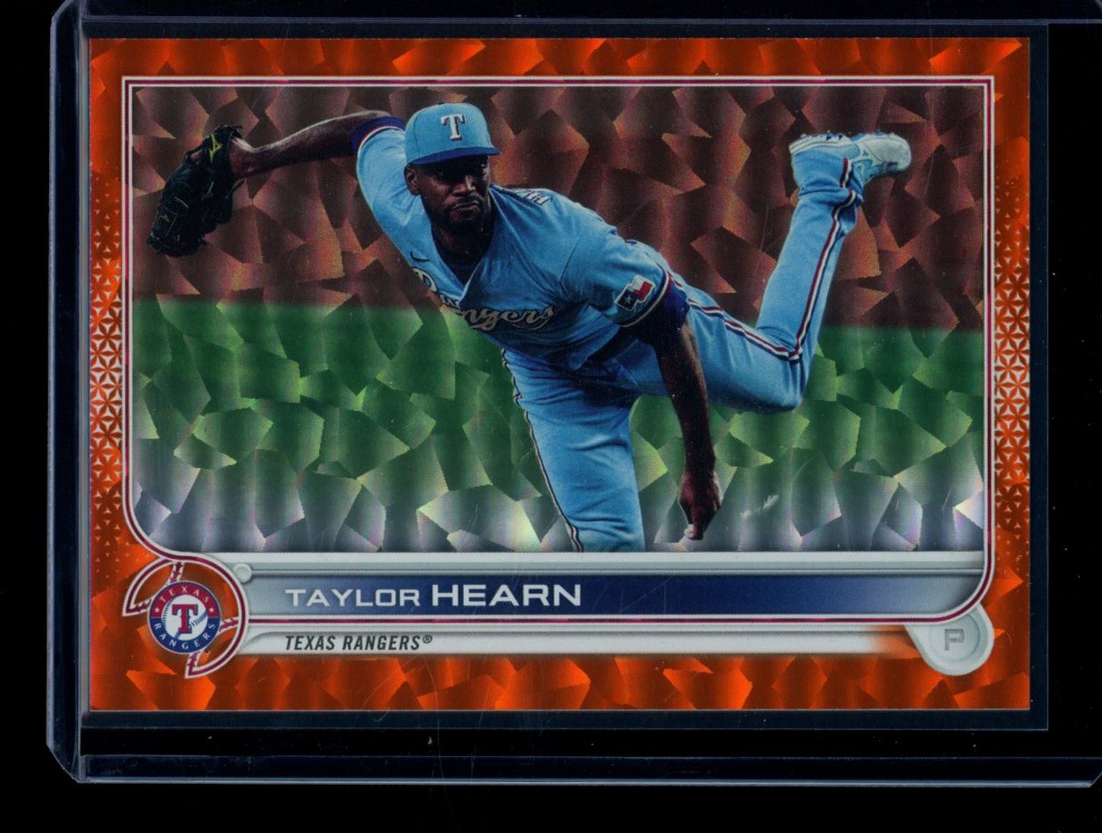 2022 Topps #634 Taylor Hearn Orange Foilboard #/299