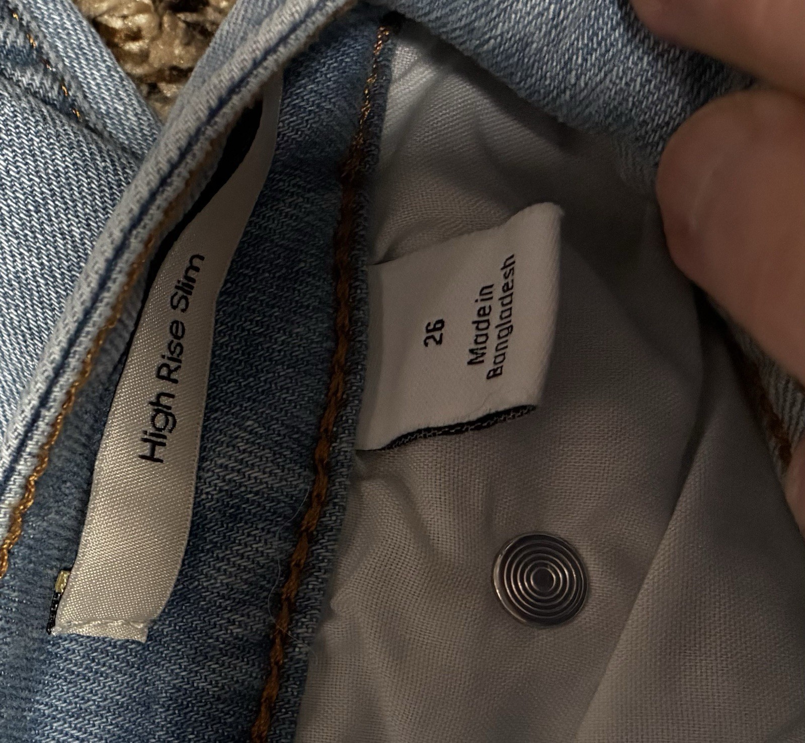 Calvin Klein High Rise Slim Jeans Women’s Size 26 Blue Rain NWT  thumbnail 7