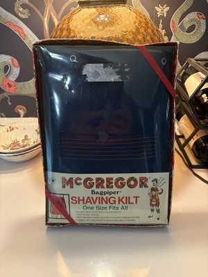 Vintage Old RARE!! McGregor Shaving Kilt Still In Box VG+++