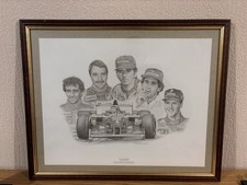 Stephen Wheldon The Champions Print Sketch Print Framed