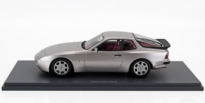 Schuco 1/18 Porsche 944 Turbo S 1986 Silver Diecast Model Car