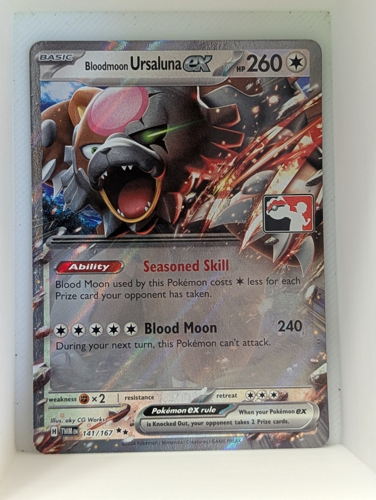 Bloodmoon Ursaluna ex Double Rare SV06: Twilight Masquerade 141/167 NM