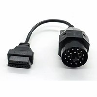 OBD2 Auf OBD1 Adapter 20 Pin Rund FüR BMW Inpa Diagnose Kabel Stecker