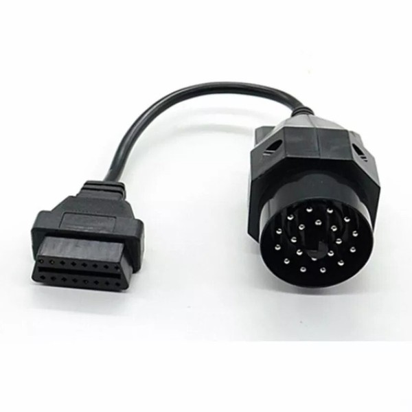 OBD2 Auf OBD1 Adapter 20 Pin Rund FüR BMW Inpa Diagnose Kabel Stecker-image