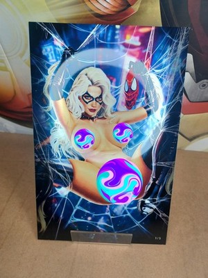 *Metal 1/5* AN's PlayHouse Ally Loren Black Cat Full N Masked Naughty Power Hour