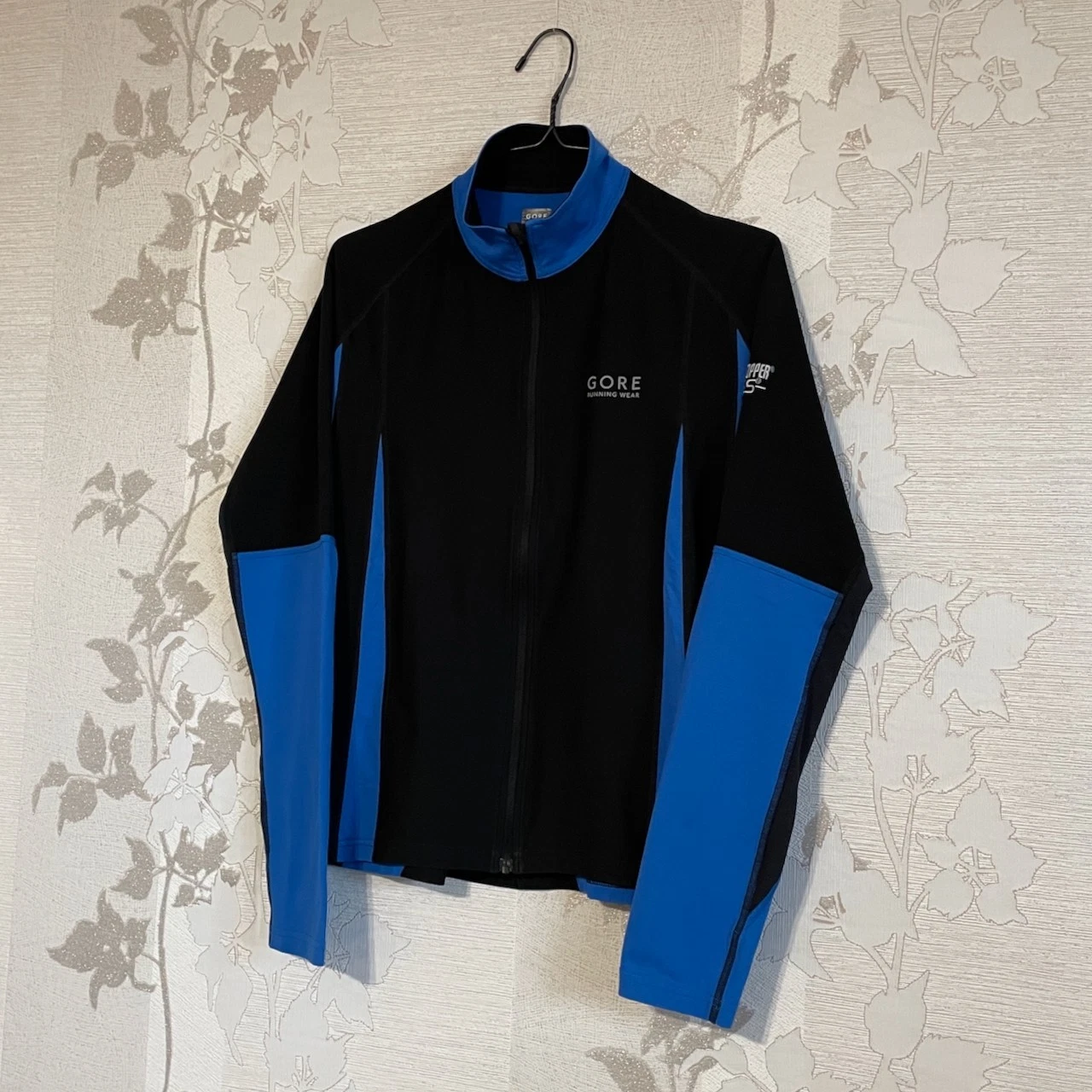Gore jacket windbreaker blue sz S
