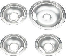 Stove Burner Covers,Replacement Chrome Drip Pans for Frigidaire Kenmore 31604...