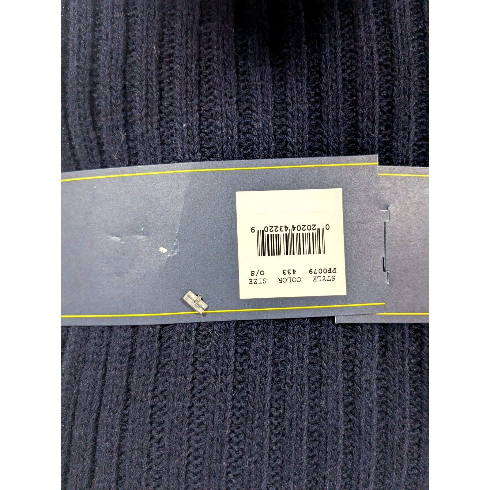 Set cappello e sciarpa Polo Ralph Lauren blu misto lana rosso pony set regalo 2 pezzi